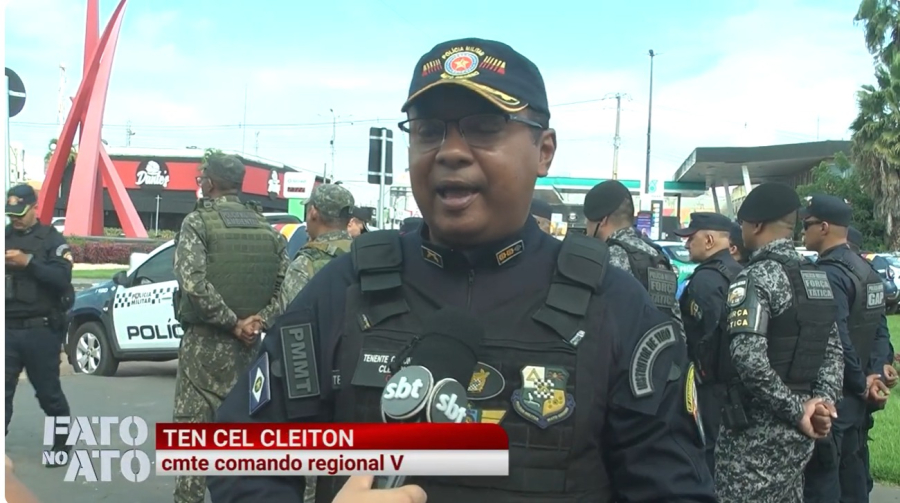 Mais uma fase da Operação Força Total das PMs