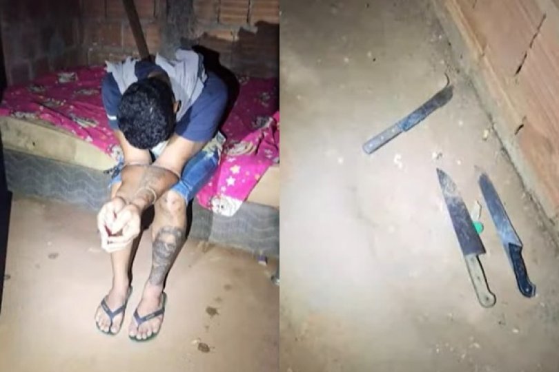 Faccionados torturam amarram e torturam jovem por "cabritagem"...