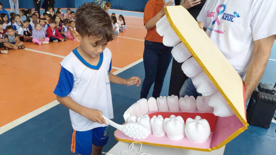 Dia Mundial da Saúde Bucal nas escolas municipais de Aragarças*