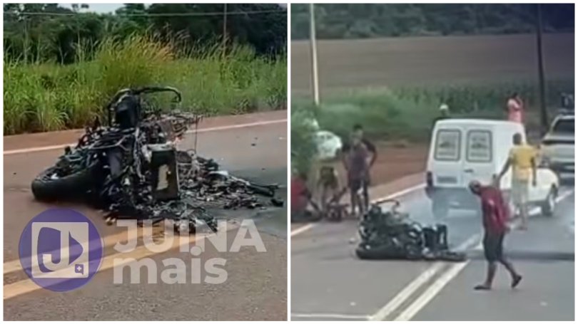 Empresário morre em colisão entre motos potentes em MT...