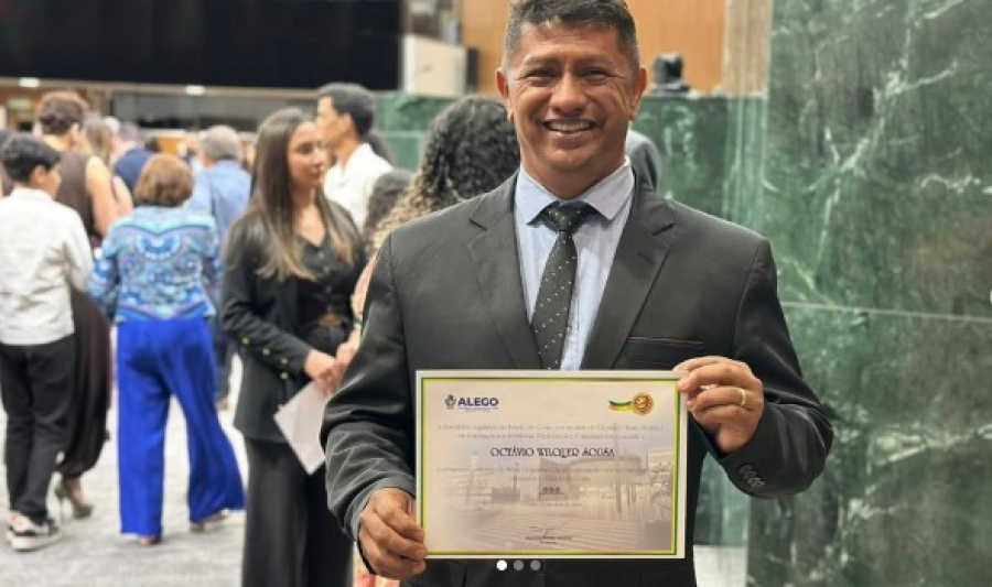 Secom de Aragarças recebe homenagem na Assembleia Legislativa do Estado de Goiás