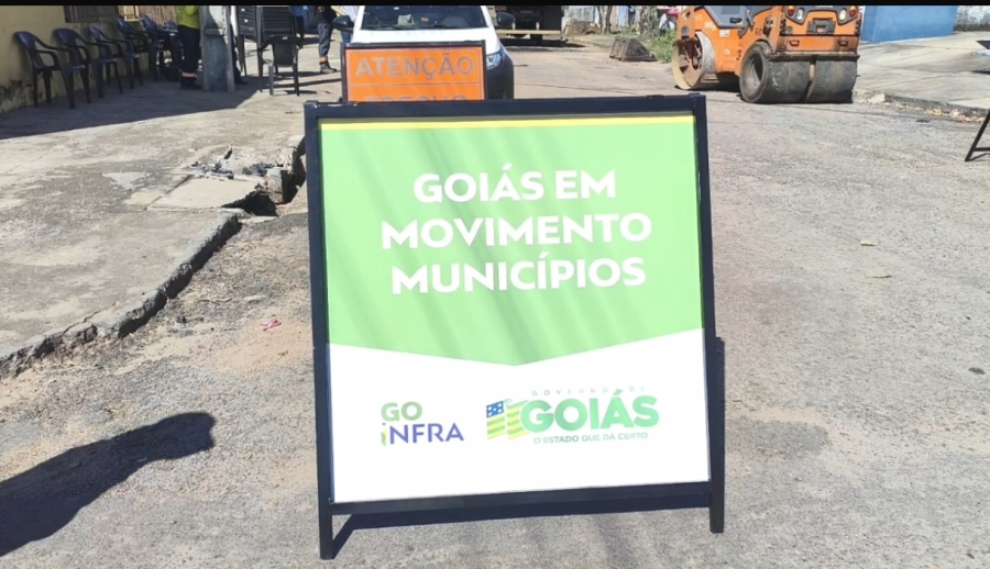 Goiás em Movimento avança em Aragarças com ruas concluídas e novas frentes de trabalho