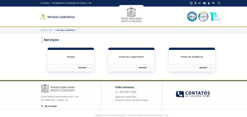 Novo portal do TJ-MT facilita para advogados...