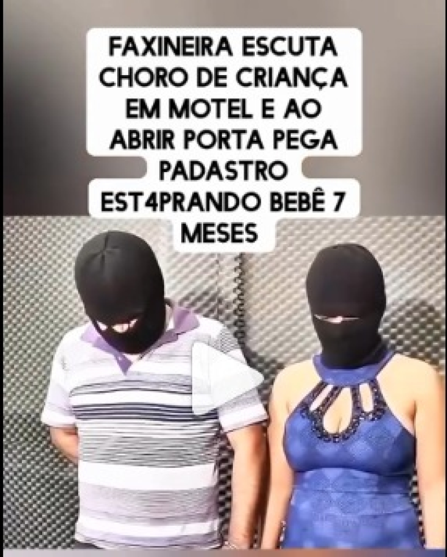 Faxineira escuta criança chorando e abre a porta e se depara com padastro abusando de bebe de 7 meses