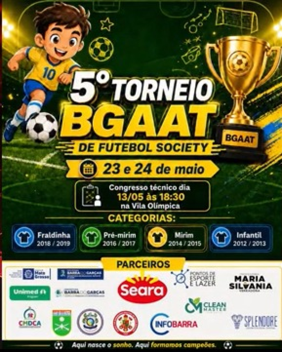 5ª edição do Torneio BGAAT neste fim de semana