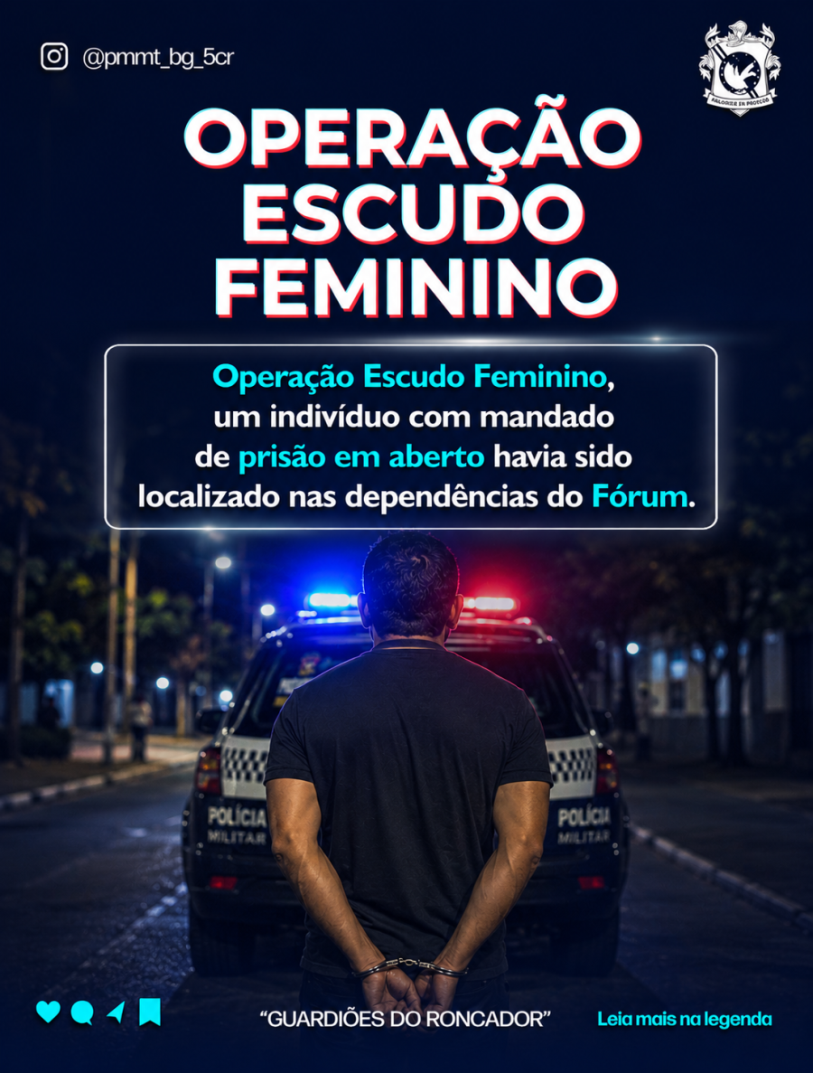 PRISÃO POR FEMINICÍDIO NO FÓRUM DE BARRA DO GARÇAS