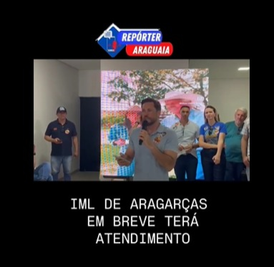 UMA BOA NOTÍCIA PARA ARAGARÇAS!