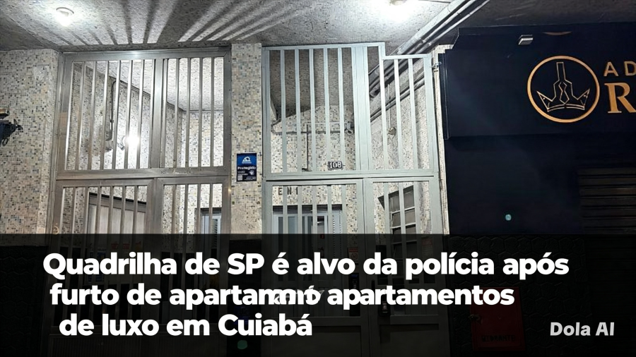Quadrilha de SP é alvo da polícia após furto de apartamentos de luxo em Cuiabá 