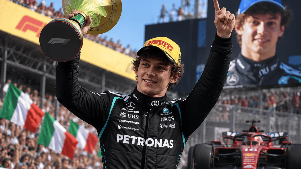 Kimi Antonelli vence GP da Itália e escreve história