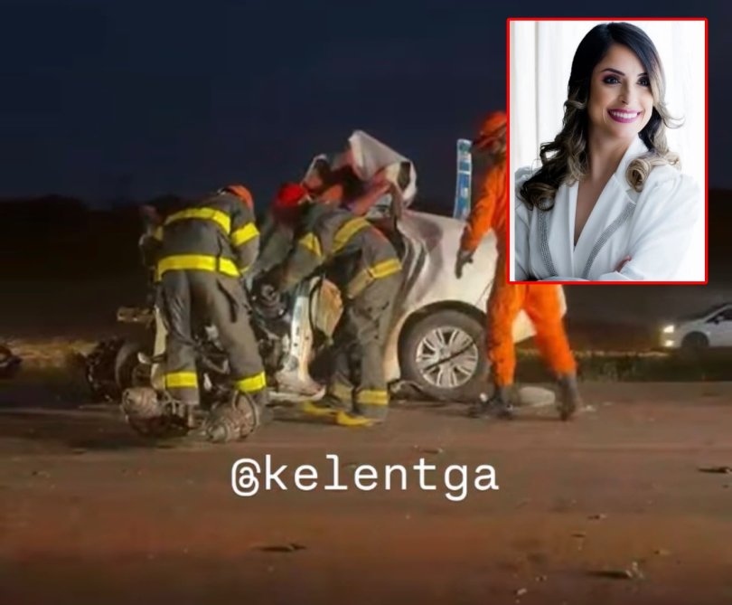 Fisioterapeuta morre após carro bater contra carreta em MT...