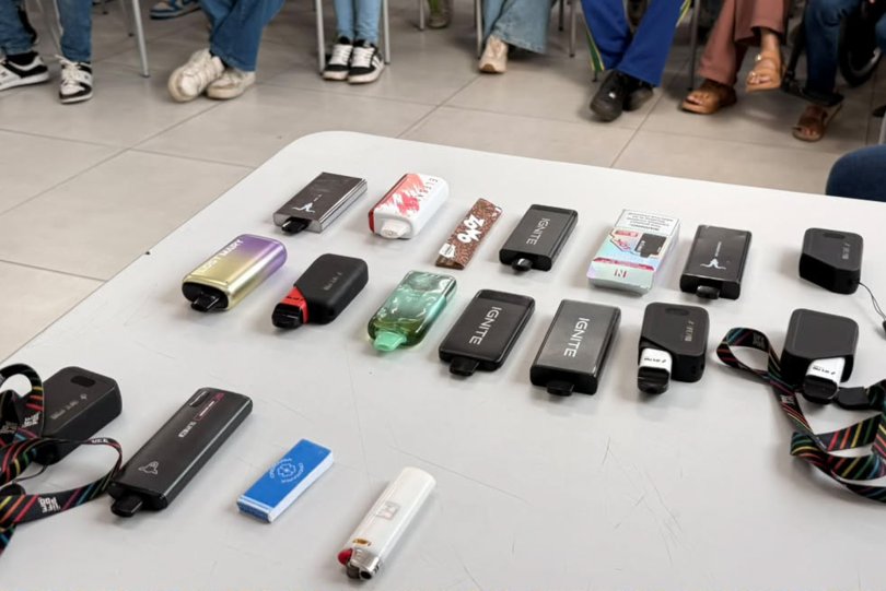 Palestra leva alerta sobre riscos do cigarro eletrônico a estudantes...