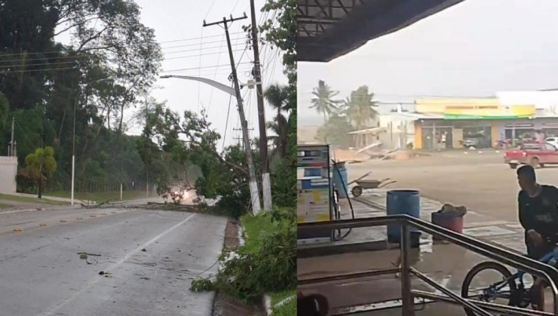Temporal causa destruição em municípios no interior; vídeo...