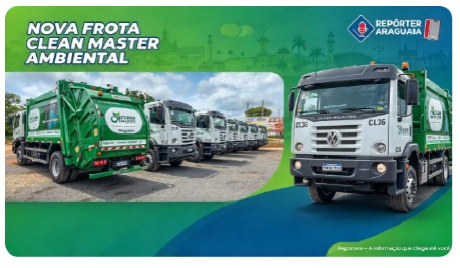 Barra do Garças recebe cinco novos caminhões para reforçar a coleta de lixo