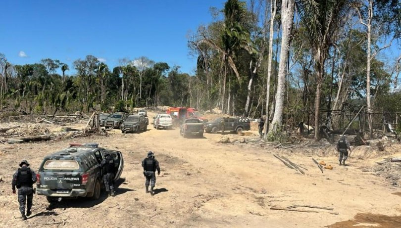 Garimpo ilegal de grande é desarticulado em cidade de MT...